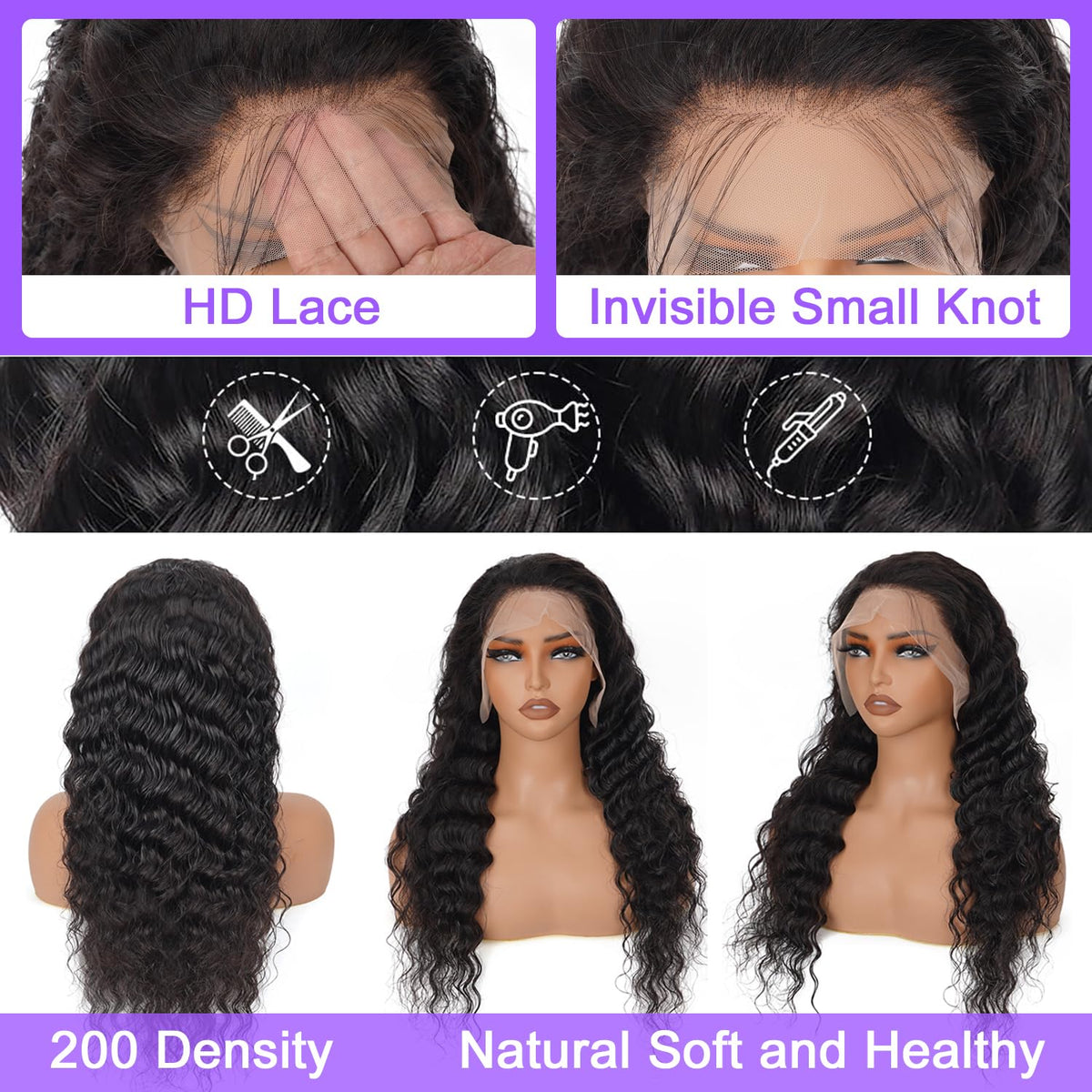 CITY GIRL baby hair detail enhances a soft, realistic hairline