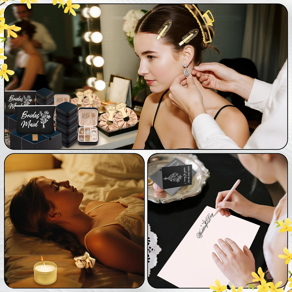 CityChalet makeup bag keeps essentials organized for bridesmaids