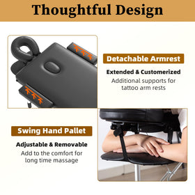 Civama 2-inch foam padding provides comfortable support during sessions.