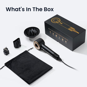 CIVEYA travel pouch and EU adapter included for international trips.