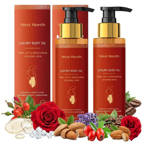 CJL CANKIRA Body Oil bottle close-up for daily hydration and glow