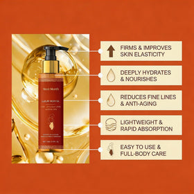 CJL CANKIRA Body Oil pump dispensing for easy use and quick absorption