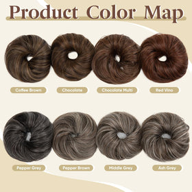 CJL HAIR cat ears style closeup demonstrates versatile updo options.