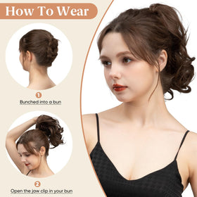 CJL HAIR easy-to-wear clip-in extension for fast styling.