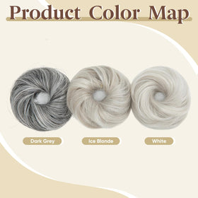 CJL HAIR mini synthetic curly bun is lightweight and easy to wear