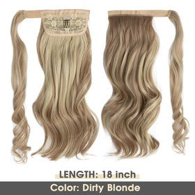 CJL HAIR clip-in ponytail extension with comb for secure daily wear