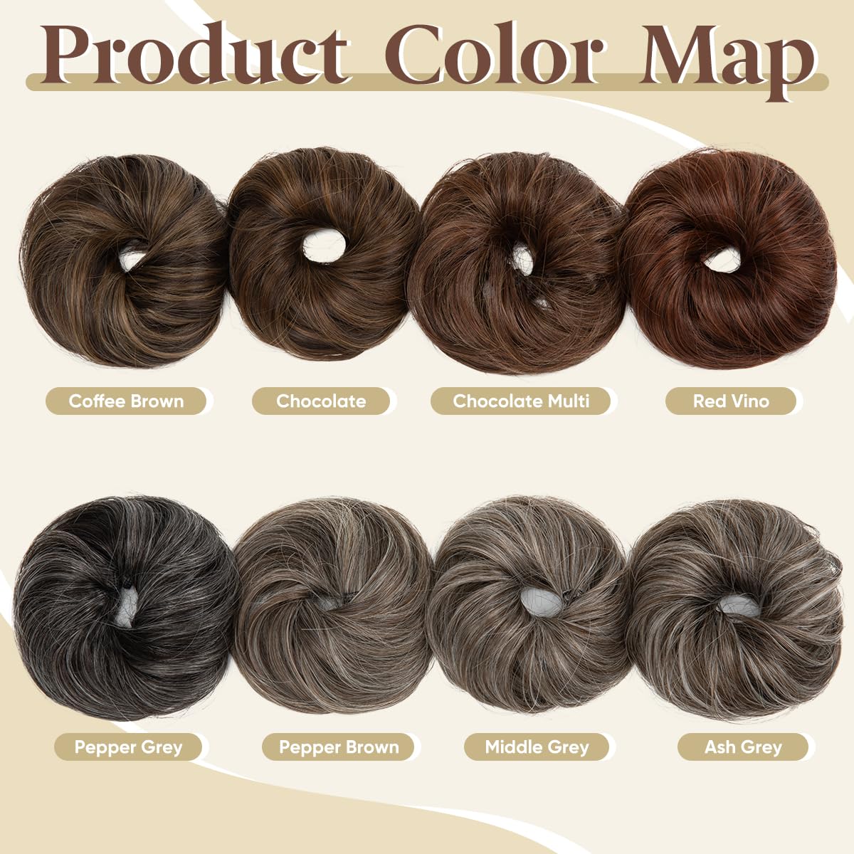 CJL HAIR thin hair-friendly bun provides volume without heaviness.
