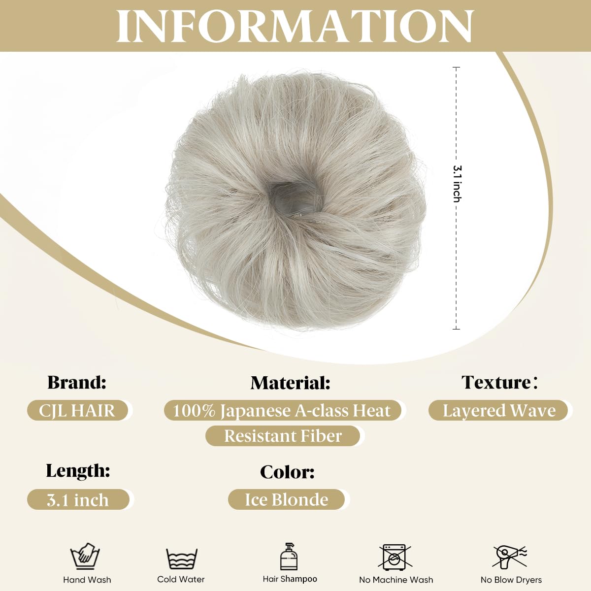 CJL HAIR thin-hair-friendly bun creates lift with natural blend