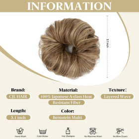 CJL HAIR thin-hair bun demonstrates easy, secure updo with gentle lift