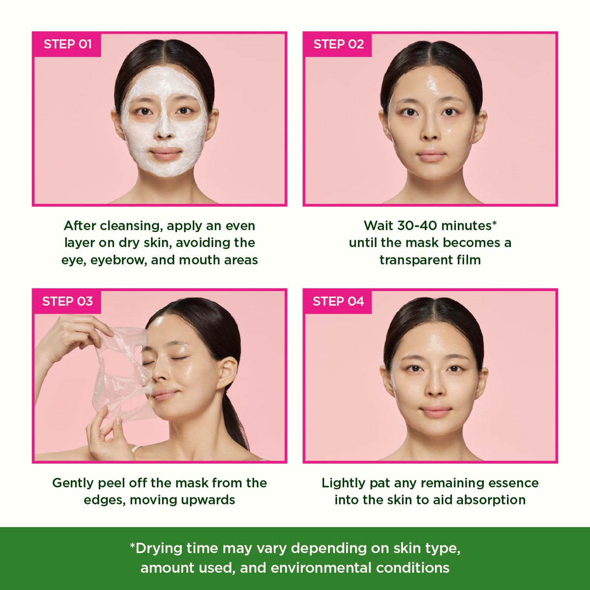 CKD hyaluronic acid and peptides lock in long-lasting moisture.