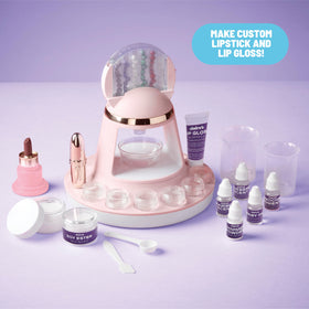 Claire’s beakers, bowl, and molds for precise DIY makeup prep.
