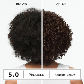 Clairol ColorStrong bonding treatment with AHA seals color and reinforces hair.