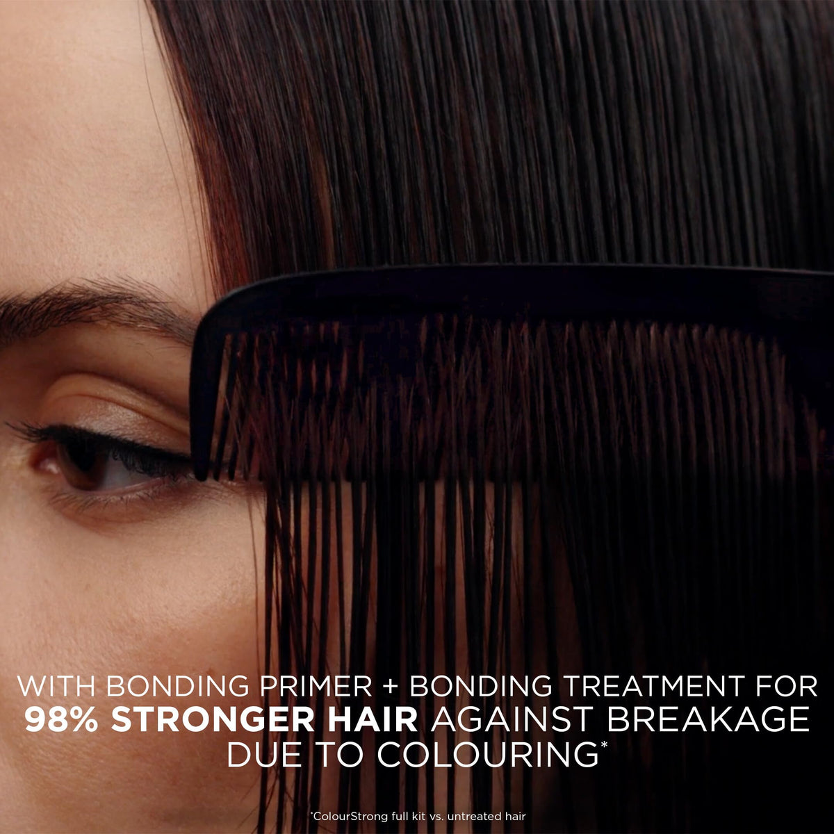 Clairol ColorStrong multidimensional color swatch showing tonal depth