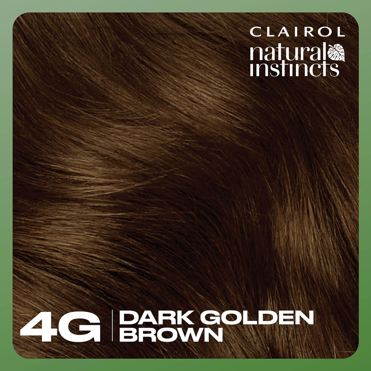 Clairol Natural Instincts 37-shade range image underscores broad natural-looking options.