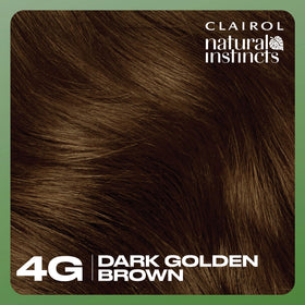 Clairol Natural Instincts 37-shade range image underscores broad natural-looking options.