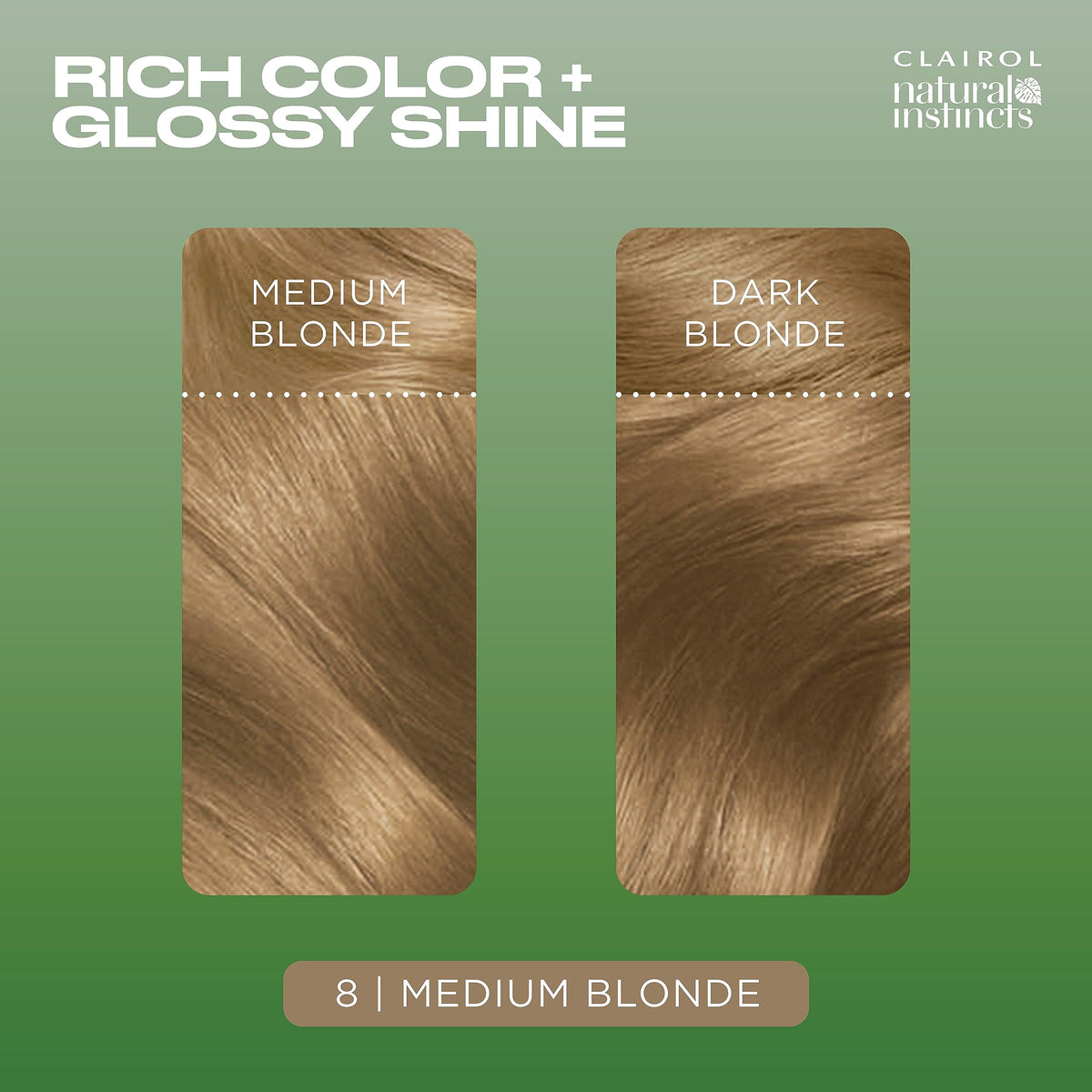 Clairol Natural Instincts Brilliant Shine Conditioner adds gloss and softness.