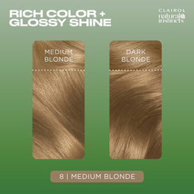Clairol Natural Instincts Brilliant Shine Conditioner adds gloss and softness.