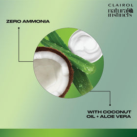 Hair color swatches showing 6BZ among natural tones