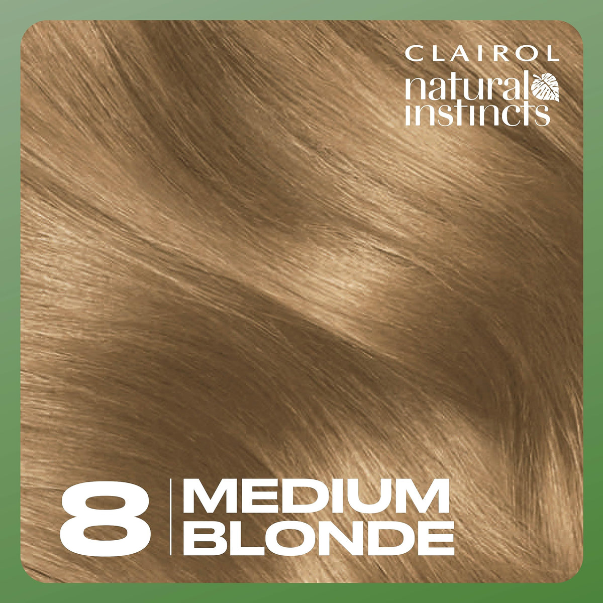 Clairol Natural Instincts vegan formula label highlights cruelty-free color.