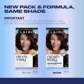 Clairol Nice'n Easy 5C activator bottle ready to blend evenly.