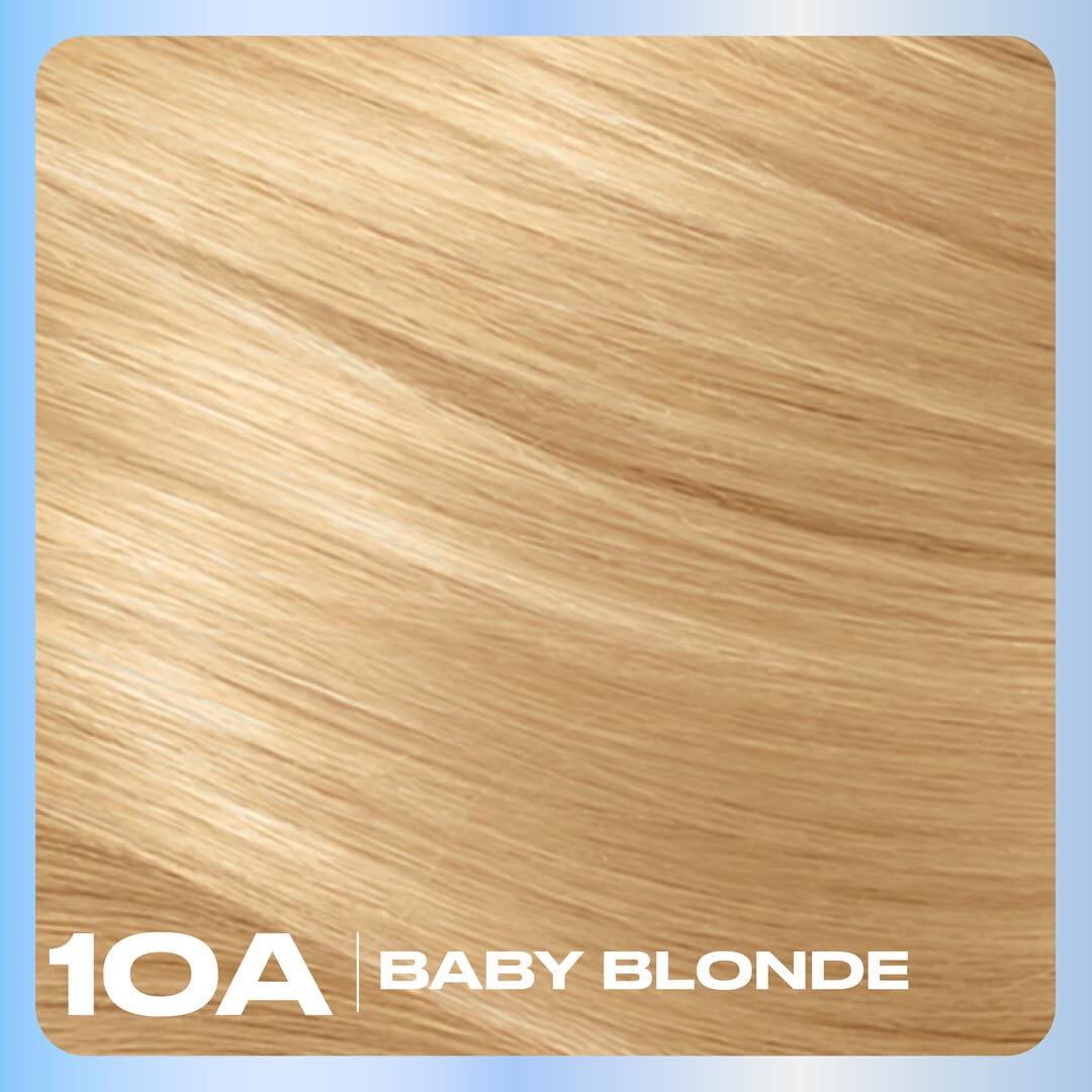 Clairol Nice'n Easy oil-infused formula bottle emphasizes smoother color uptake.