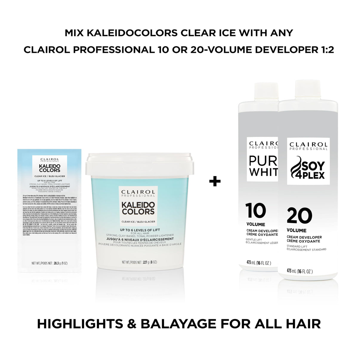 Clairol Kaleidocolors neutral tub provides aloe vera conditioning for smoother hair.
