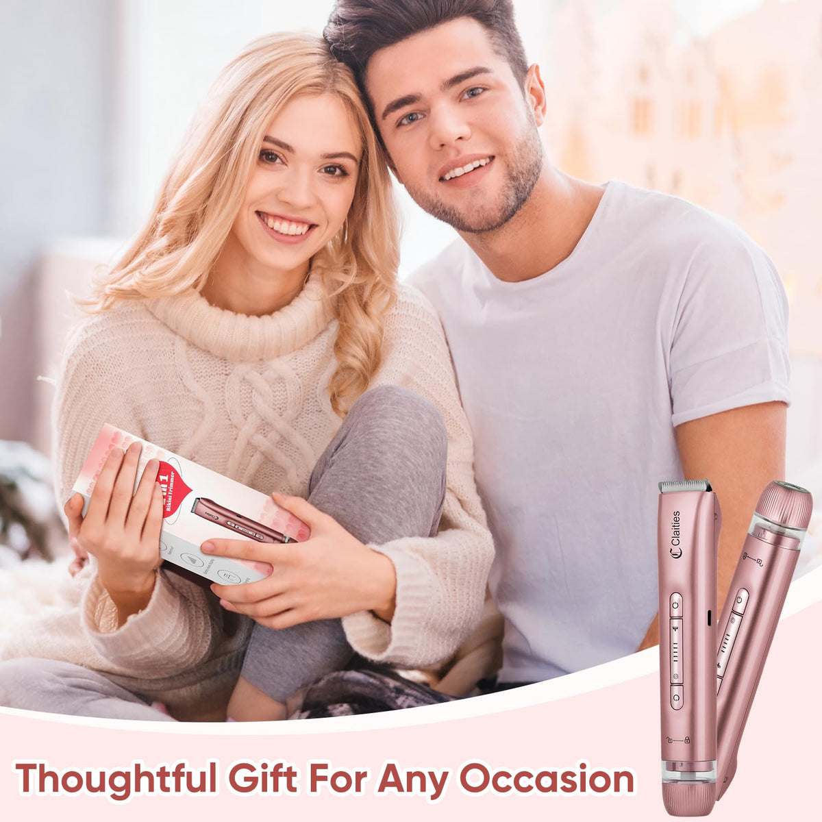 Claities gift-ready tool with 60-day return and lifetime defect guarantee.