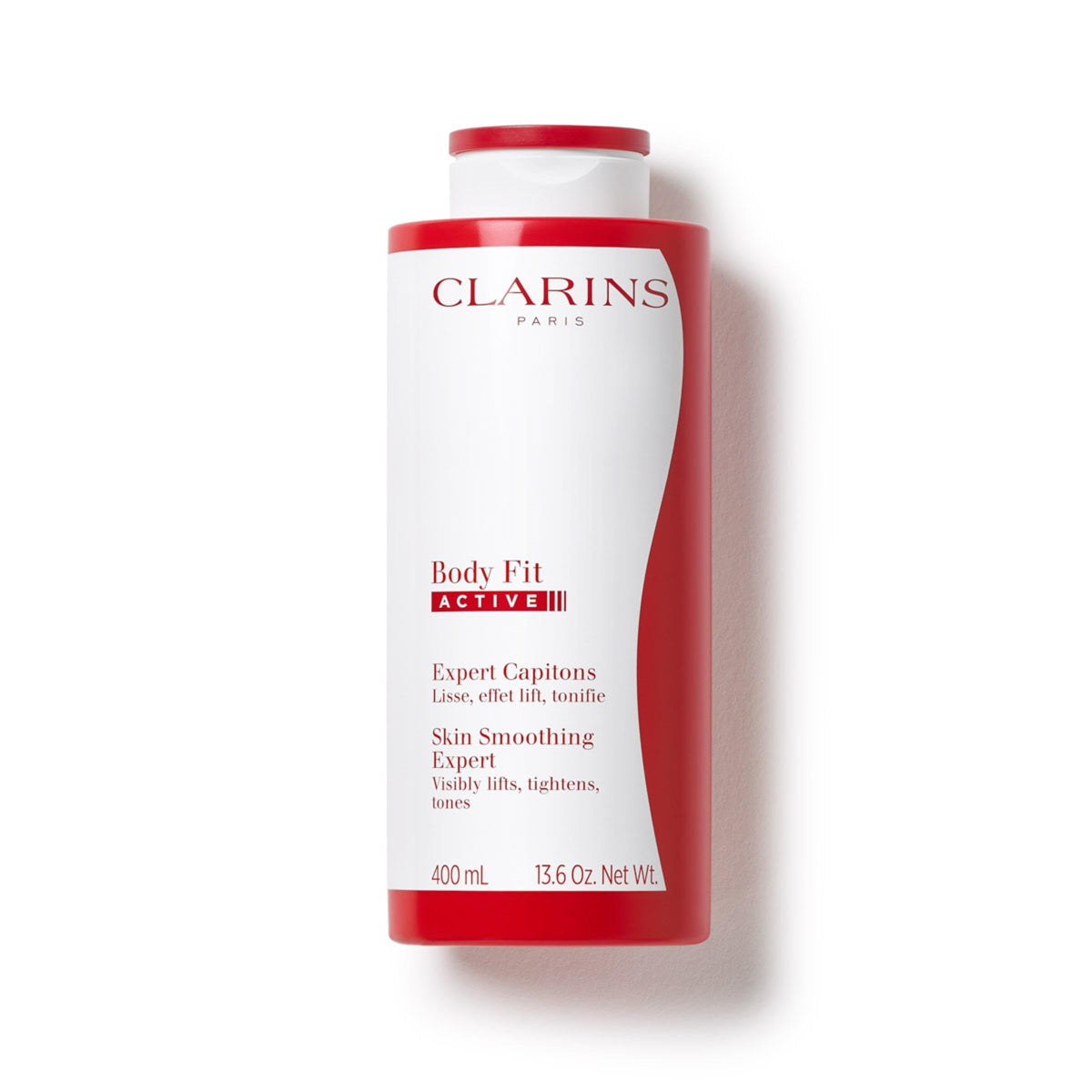 Clarins Body Fit Active Gel-Cream applied from ankles to waist to contour the silhouette