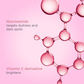 Clarins Bright Plus Serum packaging label emphasizing brightening benefits.