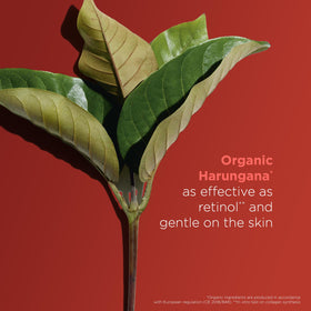 Texture swatch of Clarins Decollete and Neck Concentrate on skin, highlighting hydration.
