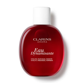 Clarins Eau Dynamisante bottle pour for effortless daily freshness and subtle aroma