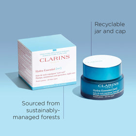 Clarins Hydra-Essentiel 1.7 oz jar close-up label