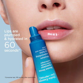 Clarins Hydra-Essentiel Lip Balm tube ready to hydrate dry lips.