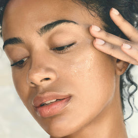 Clarins Hydra-Essentiel serum in routine with gentle facial massage
