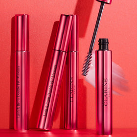 Clarins Lash & Brow Double Fix Mascara packaging front for display.
