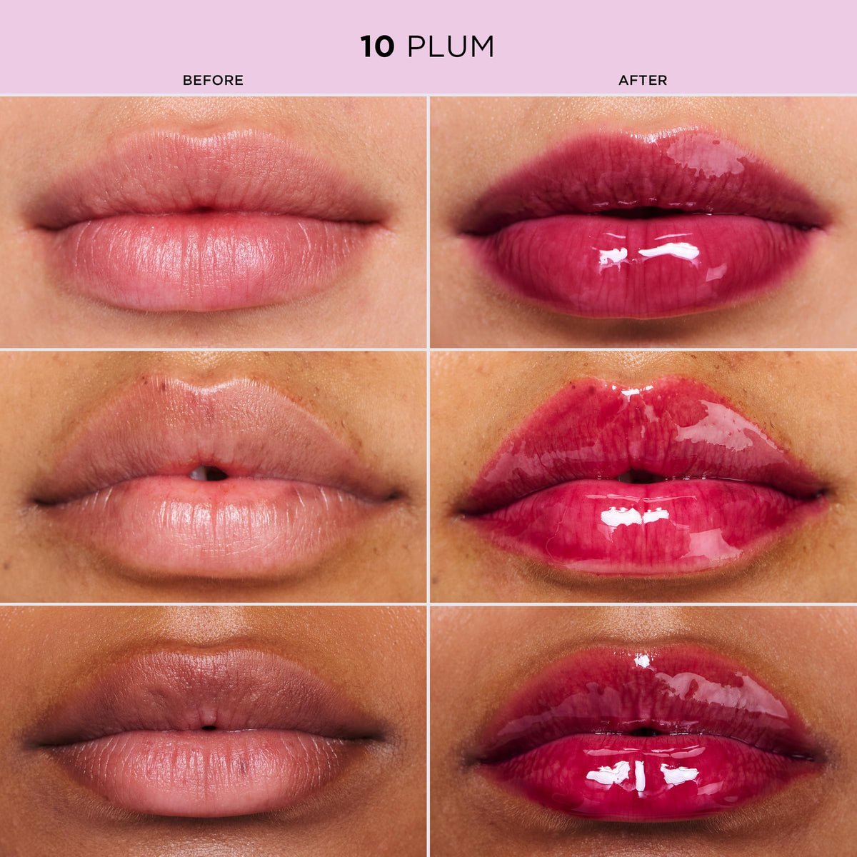 Clarins Lip Comfort Oil offers a subtle plump look with color.