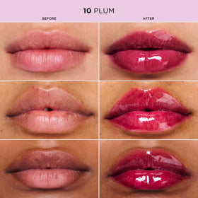 Clarins Lip Comfort Oil offers a subtle plump look with color.