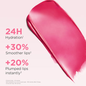 Applying Clarins Lip Oil Balm Pitaya for smooth, hydrated lips
