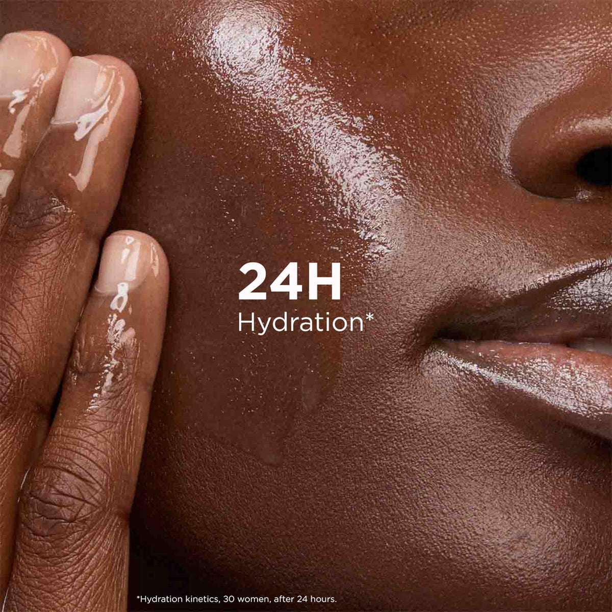 Clarins Multi-Active Glow Serum pores detail shows refined look with continued use