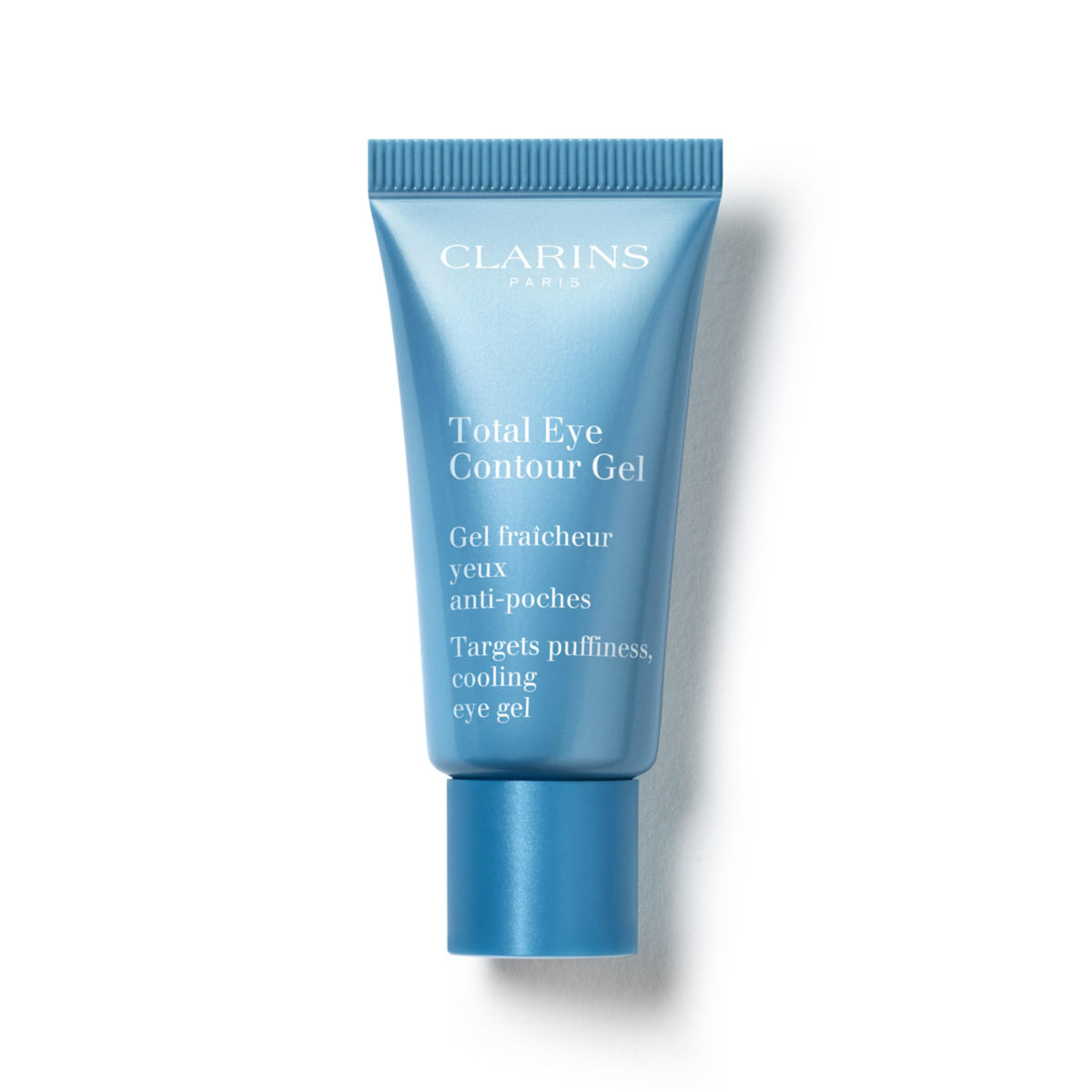 Clarins Total Eye Contour Gel packaging for easy daily use.