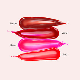 Clarins Water Lip Stain blend-out edge view highlights precise contouring and seamless color build.
