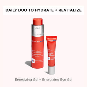 ClarinsMen Energizing Gel hydration layer emphasizes Houseleek extract.