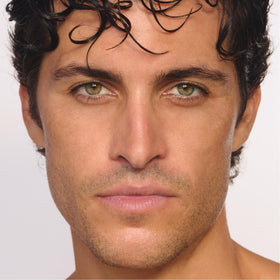 Close-up of jawline area to suggest contour enhancement with ClarinsMen cream