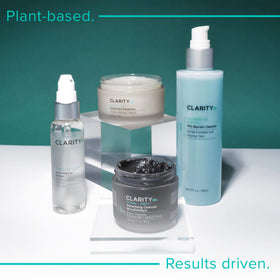 Packaging box and bottle of ClarityRx Cleanse Daily Face Wash