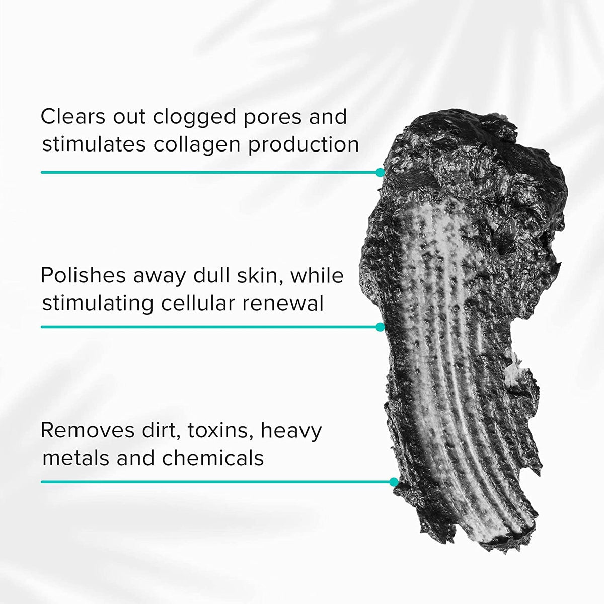 ClarityRx Down + Dirty activated charcoal detail for deep cleansing.