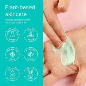 ClarityRx Get Clean bamboo powder close-up highlighting exfoliation.