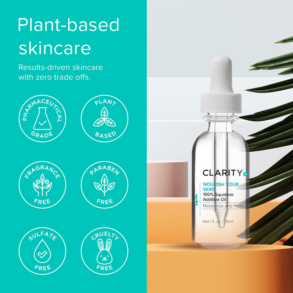 ClarityRx Nourish Your Skin dry skin hydration supports smoother, healthier-looking skin.