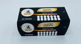 Travel-ready Classic Samurai styptic matches for on-the-go grooming.
