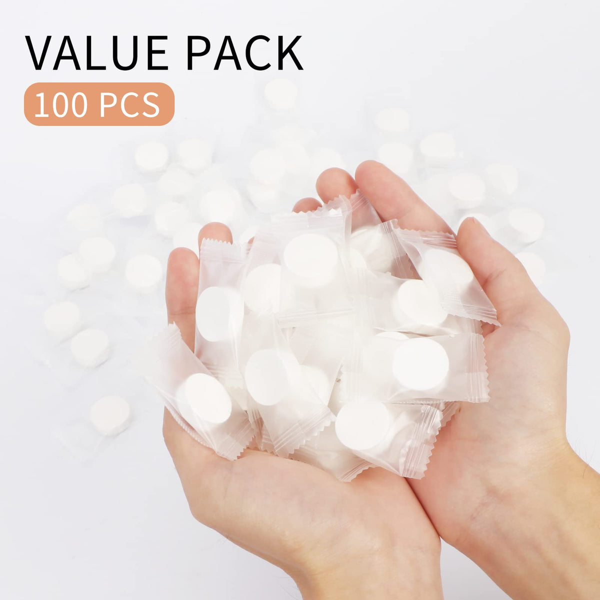 Classycoo portable face towel coin, compact and easy to carry.