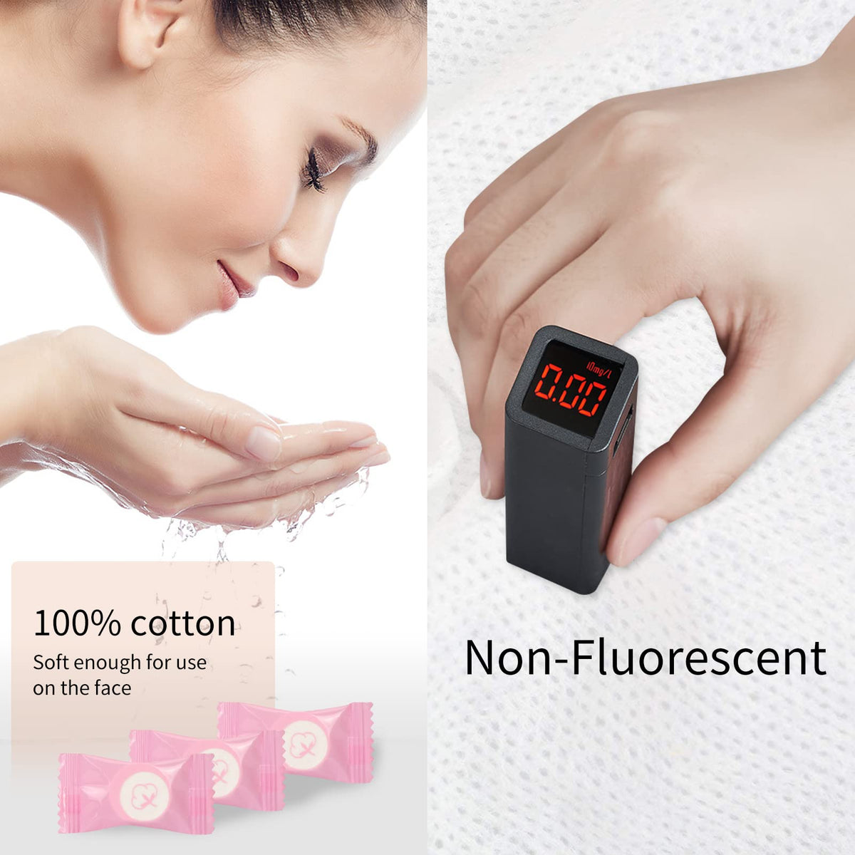 Classycoo close-up of soft cotton fibers, skin-friendly feel.